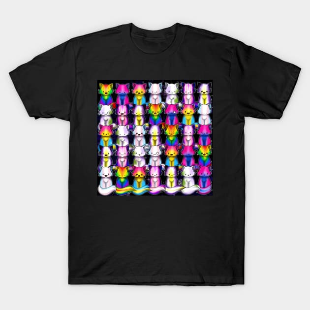 LGBTQ+ kitty T-Shirt by Lyxy